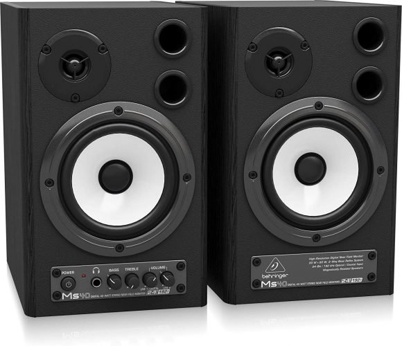 The 10 Best Powered Speakers 7 Behringer MS40 Powered Speakers
