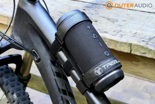 treblab hd77 on bicycle