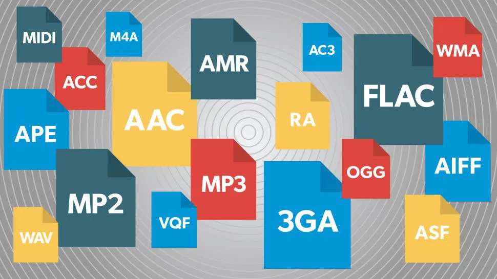 Audio file types