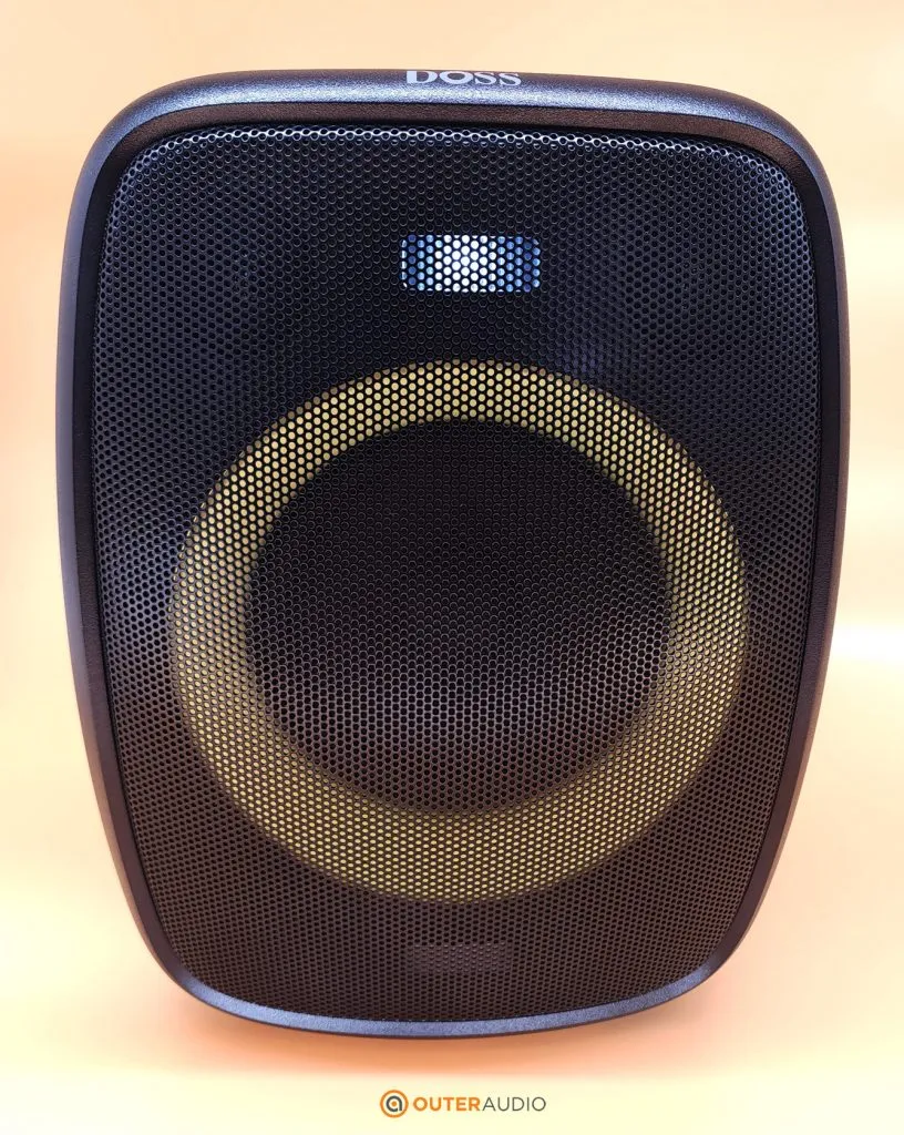 Doss Partyboom Speaker with light on