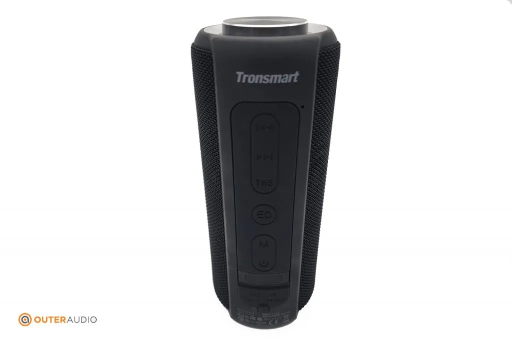 Front of Tronsmart T6 Bluetooth Speaker