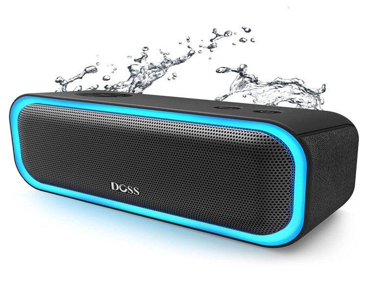 Best Bluetooth Speakers with Lights 7 Doss SoundBox Pro Bluetooth speakers with lights