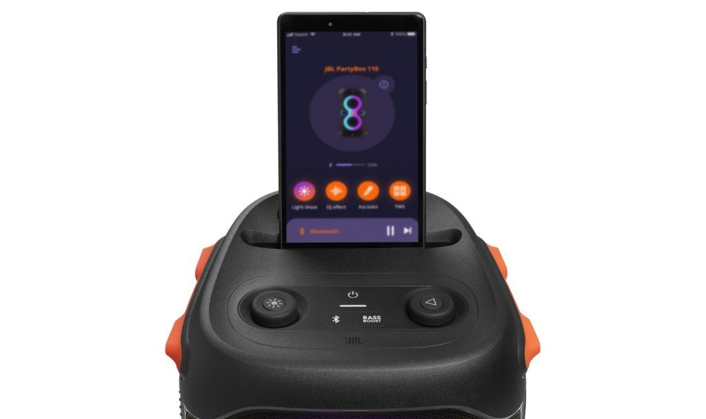 jbl partybox 110 controls