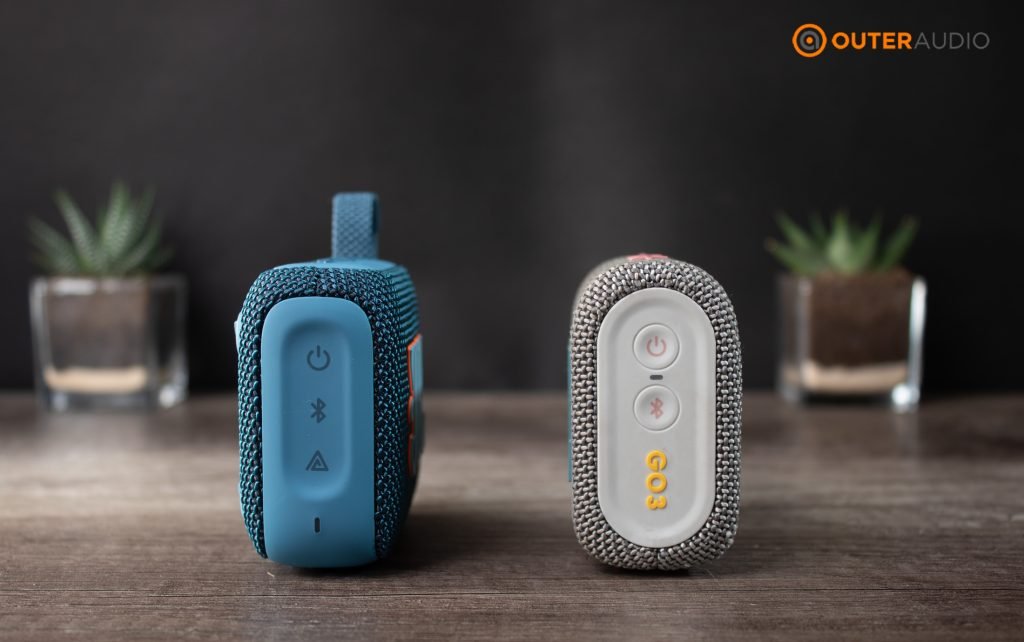JBL Go 3 Go 4 Power and Pairing Buttons