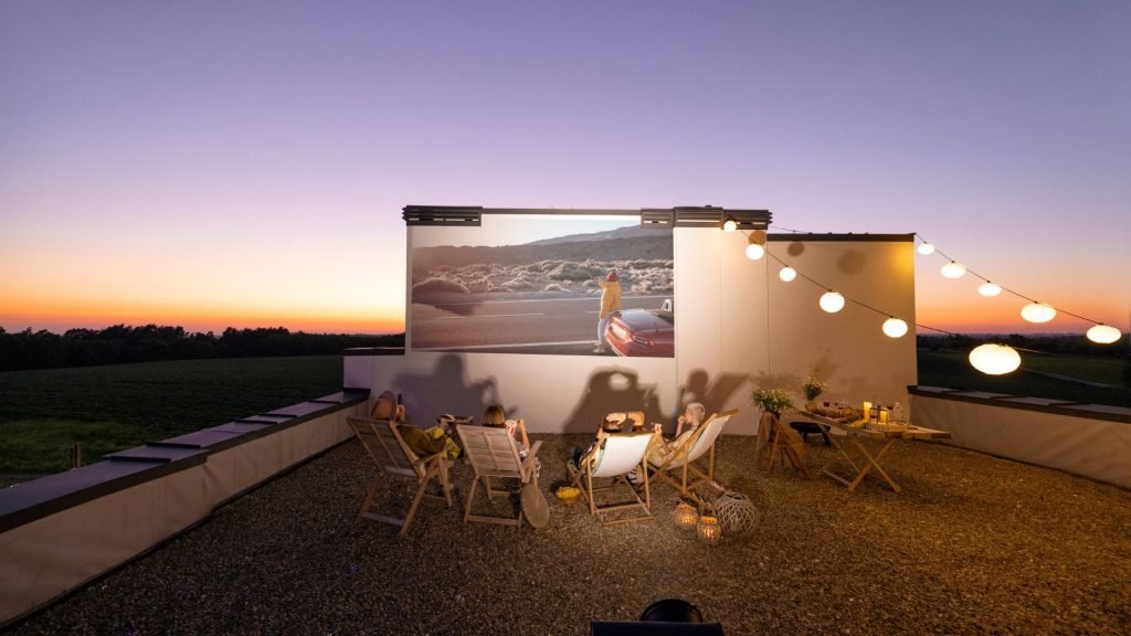 outdoor projector