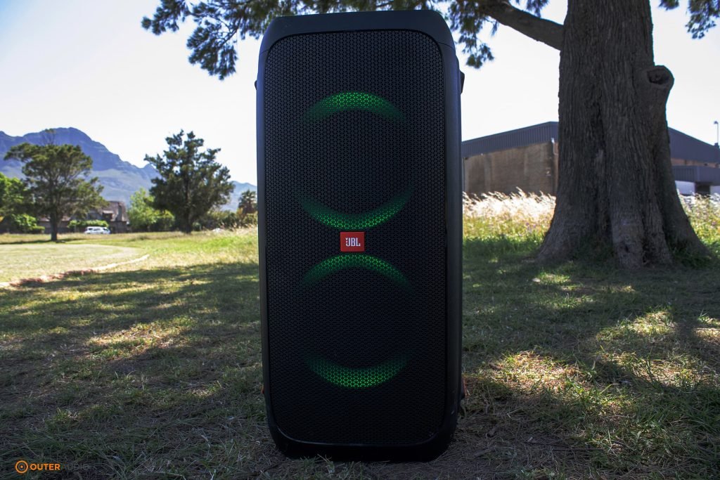 JBL PartyBox 310 Standing Outside Under Tree