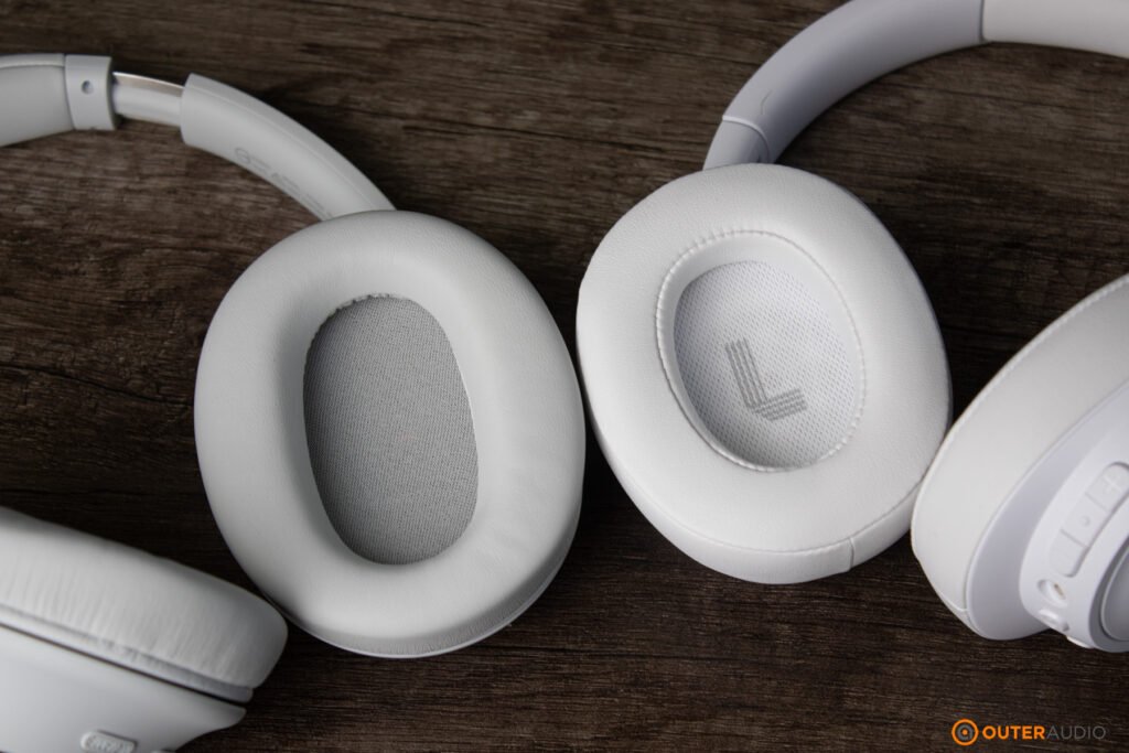 Inside of Sony WH-CH720N and JBL Tune 770NC Earcups