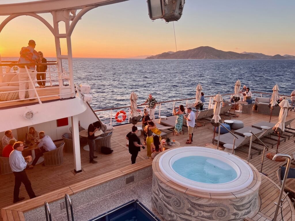 bluetooth speaker on a cruise