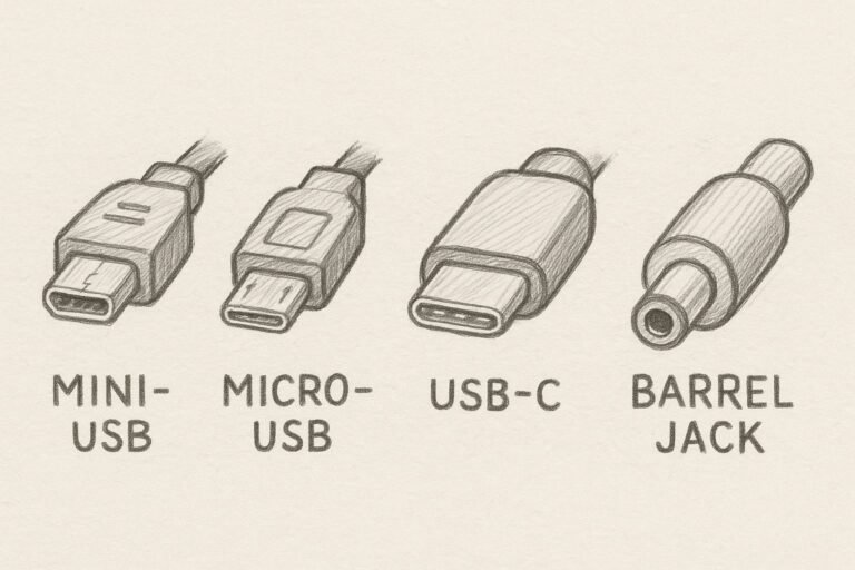 bluetooth speaker charging ports